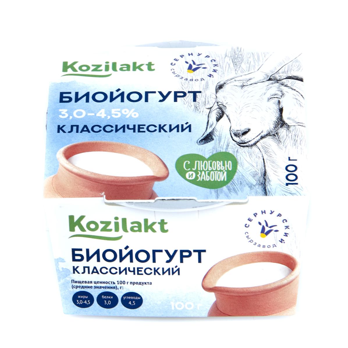 Йогурт БИО из козьего молока м.д.ж. 3 - 4,5 % классический