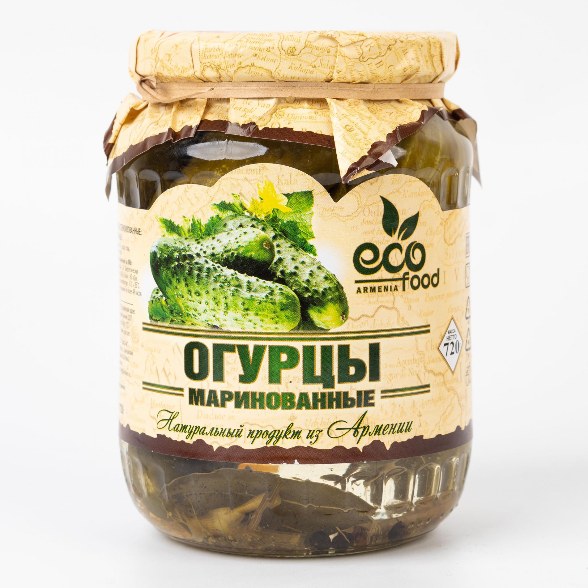 Огурцы маринованные Eco food